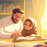 cartoon-illustration-muslim-family